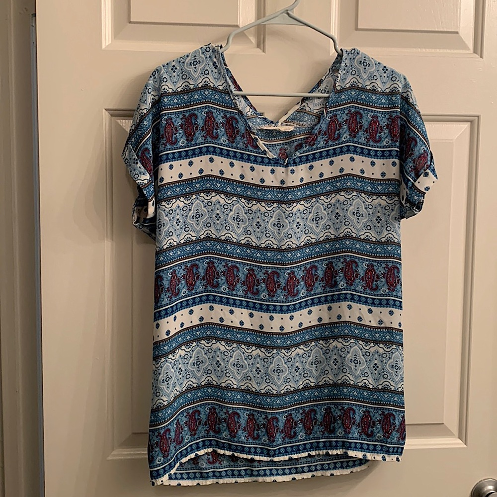 Polyester bohemian blouse